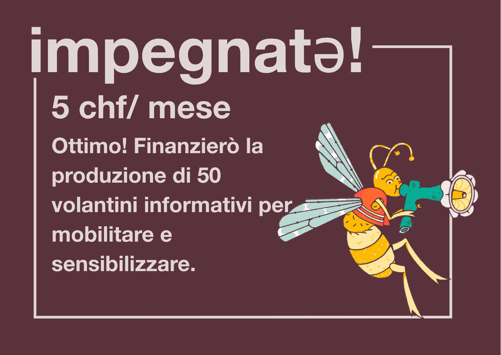 Divento donatorə mensile engagé! Divento donatorə mensile engagé!